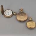 Three Gold and Goldfilled Pocket Watches