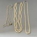 Three Cultured Pearl Necklaces