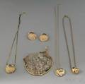 Small Group of Seashellthemed Jewelry