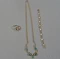 Three Gold and Opal Jewelry Items