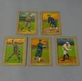 Five Turkey Red Cigarette Series Illustrated Baseball Cards