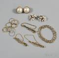 Miscellaneous Group of Gold Jewelry