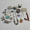 Assorted Group of Silver Jewelry