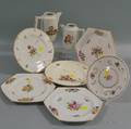 Eight Continental Porcelain Items