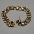 14kt Gold Circle Link Bracelet