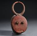 Baule Carved Wood Goli Mask