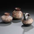 Three Nasca Polychrome Pottery Vessels