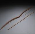 Plains Sinewbacked Bow and a Stoneheaded Arrow