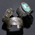 Three Navajo Silver Bracelets