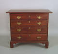 New England Chippendale cherry chest of drawers late 18th c