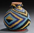 Mojave Beaded Pottery Jar