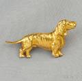 14kt Gold Dachshund Brooch Tiffany  Co