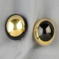 18kt Gold and Onyx Earclips