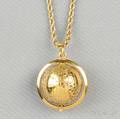 18kt Gold Gemset Globe Pendant