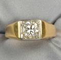 18kt Gold Platinum and Diamond Ring