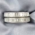 Pair of Platinum and Diamond Bands Van Cleef  Arpels