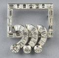 Platinum and Diamond Brooch