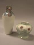 Two Rorstrand Floral Decorated Porcelain Vases
