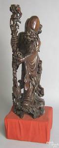 Carved Chinese figure