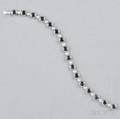 18kt White Gold Sapphire and Diamond Bracelet