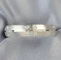 18kt White Gold and Diamond Band Tiffany  Co