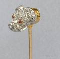 Edwardian Diamond and Ruby Bulldog Stickpin Tiffany  Co