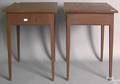 Pair of contemporary painted end tables
