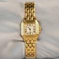 18kt Gold Panthere Wristwatch Cartier