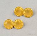 Art Nouveau 18kt Gold Cuff Links Tiffany  Co