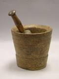 Burlwood Mortar and Pestle
