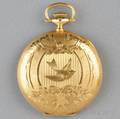 Antique 14kt Gold Hunting Case Pocket Watch Illinois Watch Co