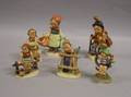 Six Hummel Ceramic Figures