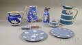 Nine Pieces of Wedgwood Jasper and Other Stoneware Items late 19th to late 20th