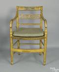 Philadelphia fancy armchair ca 1820