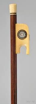 French Ivory Mounted Violin Bow Francois Jude Gaulard c 1830