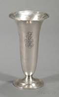R Wallace and Sons Sterling Vase