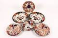 6 Imari Patterned Plates English  Japanese