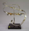 Chrome Stainless Steel Kinetic Sculpture Gentle Breeze by Clayton Whitehouse American 20th21st Century