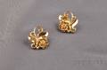 18kt Gold Flower Earrings Georg Jensen