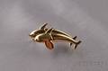 18kt Gold Dolphin Brooch Georg Jensen