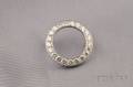 Platinum and Diamond Circle Brooch