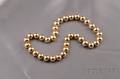 14kt Gold Bead Necklace