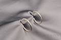 Pair of 14kt White Gold and Diamond Hoop Earrings