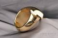 18kt Gold Bangle Bracelet Frank Gehry Tiffany  Co Italy