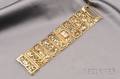 Arts  Crafts 14kt Gold and Platinum Bracelet Watch Edward Oakes