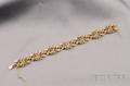 Art Nouveau 18kt Gold Gemset Bracelet France