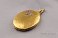 Antique 18kt Gold and Diamond Locket France