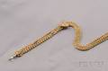 Antique 14kt Gold Watch Chain and Slide