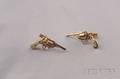 14kt Gold and MotherofPearl Revolver Cuff Links