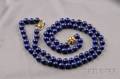 18kt Gold and Lapis Bead Necklace Angela Cummings